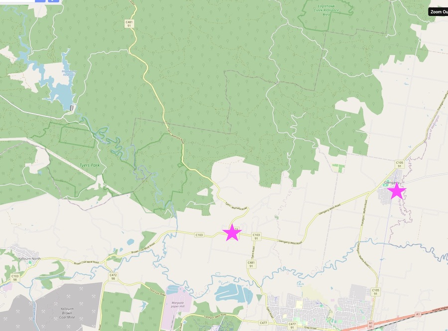 Thompson Region locations