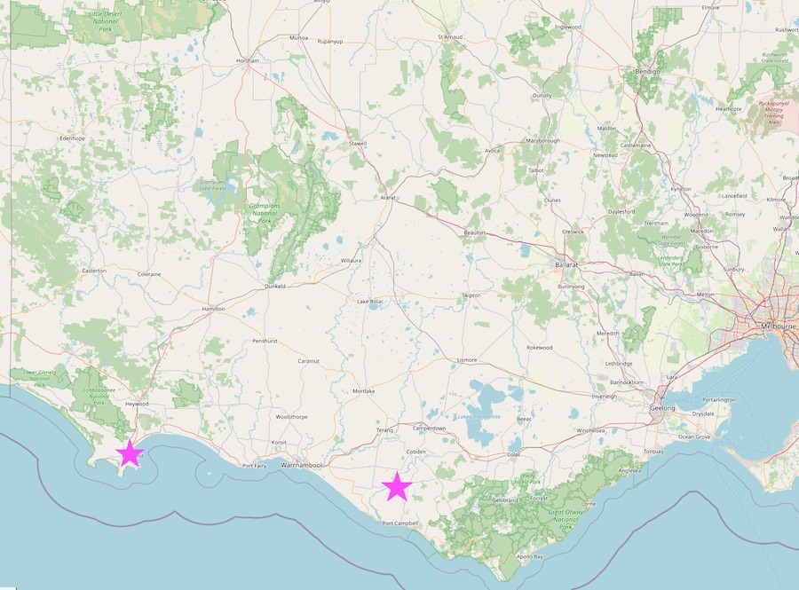 Western Region locations
